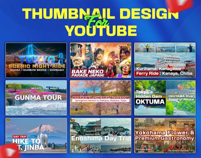 YouTube thumbnail designs